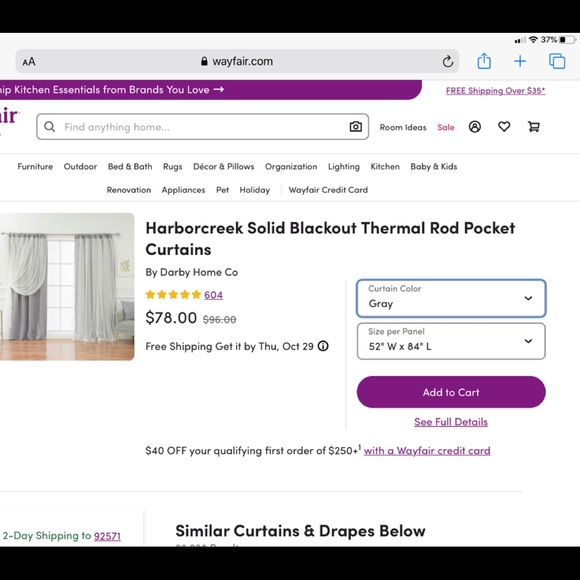 3 Sets of 2 Tule Curtain Panels - Picture 2 of 2